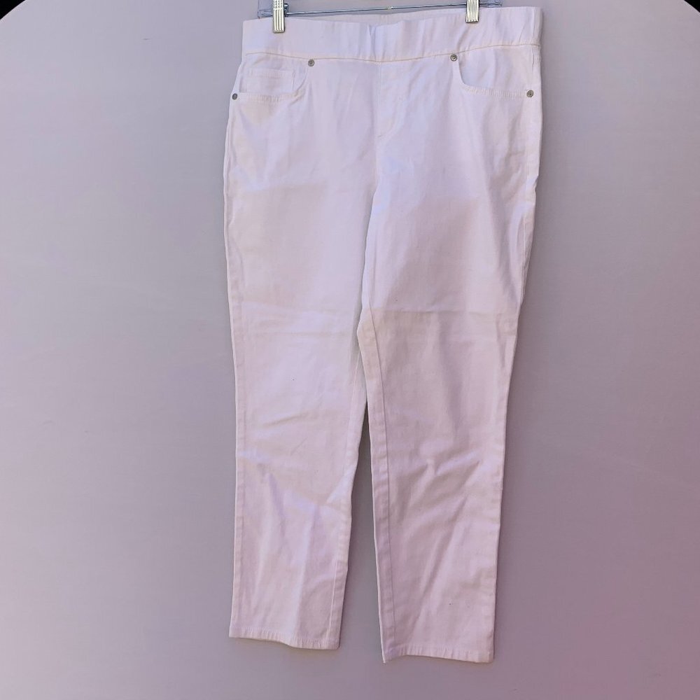 Style & Co. White Ankle Skinny Jeans Size M
